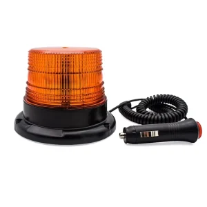 LED Flashing Emergency Lights 12-80VDC LED Strobe Warning Light Amber Color LED Beacon Lamp With Magnetic Mounted
