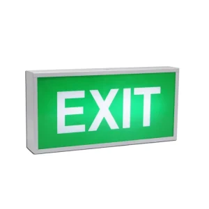 LED Safety Emergency Exit Sign Keep Clear AC 85-265V 3.7V 1500mAh Battery Maintained Operation