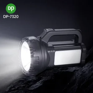 LED Searchlight 2800mAh Battery Rechargeable with Side SMD Emergency Light Handheld Hunting Camping Outdoor