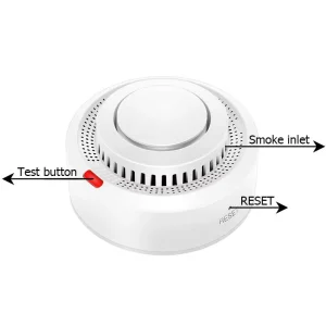 LEDEAST YG400A Tuya APP Control WiFi Wireless Smart Smoke Detector Fire Alarm Sensor Switch for Home Security System