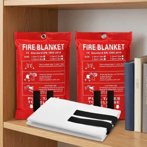 Large Emergency Fire Blanket 2.0m Packed in Oxford Bag for Mall Hotel and Large Venues