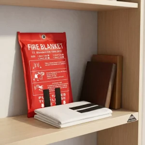 Large Size Fire Blanket 1.8m Fiberglass Material with Oxford Storage Bag
