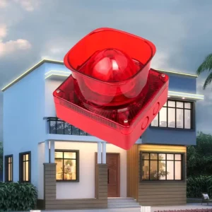 Large Sound Factory Price 105db Conventional Sounder Strobe Big Sound Outdoor Fire Alarm Light Fire Detection High Pitched Siren