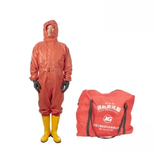 Light Duty PVC Chemical Suit for Firefighting Chemical Safety Suit Full Body Clothing