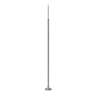 Light Earth Rod Air Terminals Stainless Steel Lightning Rod