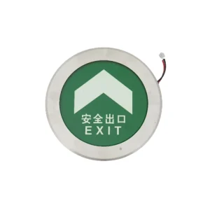 Light Optical Storage Stainless Steel Emergency Evacuation Escape Self Luminous Exit Signs for Underground Lighting