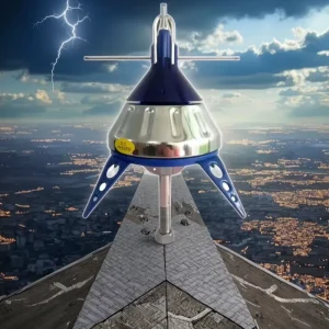 Lightning Protection Active ESE Lightning Rods Lightning Arrester for High Building Tower