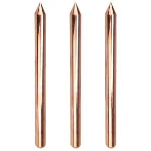 Lightning Protection Device Steel Rod Copper Plated Grounding Earth Rod