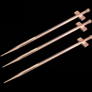 Lightning Protection Grounding Protection System Grounding Electrode Electrical Copper Clad Steel Earth Rod