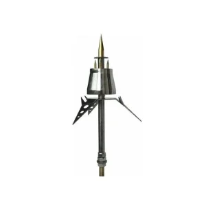 Lightning Rods for Railway Lines. Shinkansen lightning Rod