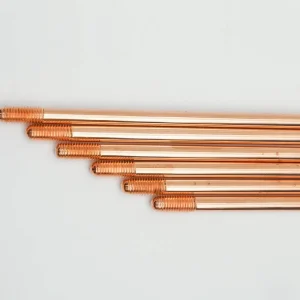 Lightning protection Grounding Copper Plated Round Steel Grounding Rod Copper clad Steel Grounding Rod