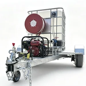 Lightweight Single Axle Fire Suppression Trailer Portable Firefighting Tank Trailer ADR Standard Australian Electric Brakes