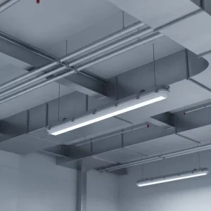 Linkable Linear Tri-Proof LED Light with Battery Backup for Warehouse Factory Outdoor Use
