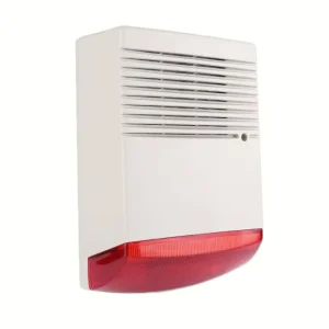 Loud Speaker Red Strobe Outdoor Siren Waterproof Fire Strobe Sounder Siren With Flashing Light