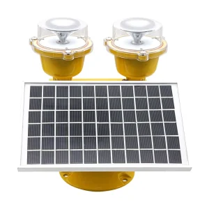 Low Intensity Dual Solar Obstruction Lighting aircraft Solar Warning Lighting solar Aviation Warning Lighting For Towers
