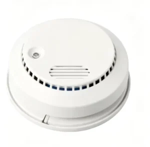 Low Power 9V DC Smoke Alarm Fire Detector 0.3-0.5s Response 85dB Sound Ceiling Mount for Home Office Warehouse Fire