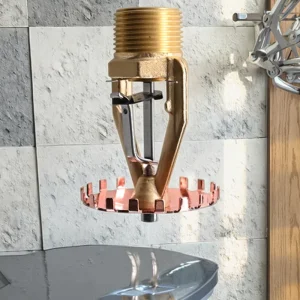 Low Price Office Metal Fire Sprinkler Head with Guard Easily Melted Conventional Firefighting Equipment & Accessory