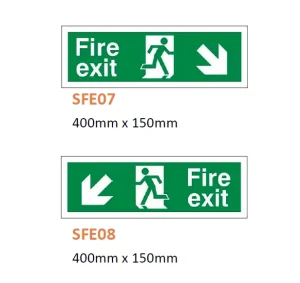 Luminescent Fire Emergency Exit Sign for Firefighting Equipment & Accessories