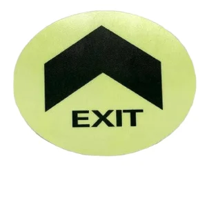 Luminous Door Plates Safe Exits LED Warning Indicator Lights House Number Sign Arrow Signs Fire Exits Emergency Escape Signage