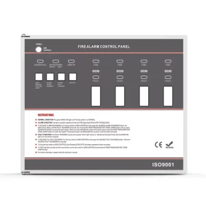 MCU Version Conventional Wired Security Alarm System 4 Zones Fire Alarm Control Panel