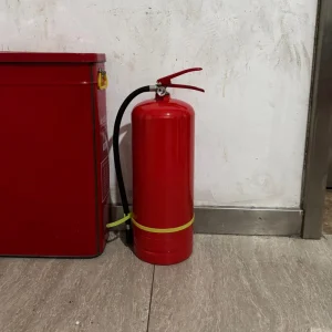 MFZ ABC5 6kg Red Industrial Grade ABC Dry Powder Fire Extinguisher Heavy Duty Steel Structure for Home