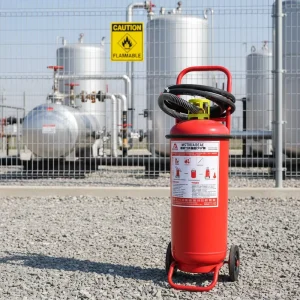 MSTW ABE25 D Automatic Red Foam Fire Extinguisher Compatible Steel Construction High Efficiency for Industrial Data Center