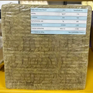 Manufacture External Wall Thermal Insulation Rock Wool Blanket Stone Wool Insulation for Ceiling Tiles Grade A Fire Resistant