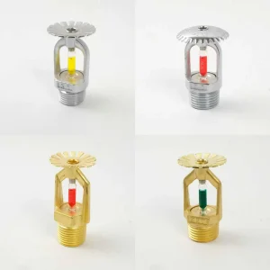 Manufacturer Custom DN15 DN400 Brass Sliver Fire Sprinkler Fire Fighting System Pendent Upright Sidewall Conceal Sprinkler