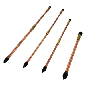 Manufacturer Custom High Voltage Electroplated Stainless Steel 254 Micron Copper Clad Brass Material Grounding Lightning