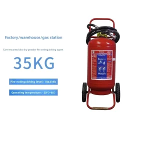 Manufacturer Direct Sales 35 kg Cart Type Dry Powder Fire Extinguisher