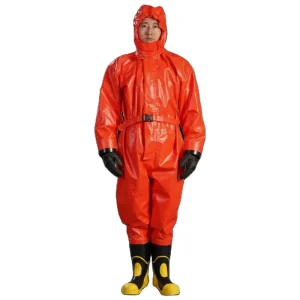 Manufacturer Fireman Fire Rescue Clothing Suit PVC Fireproof and Water-Proof Chemical Protective Firefighting Suit