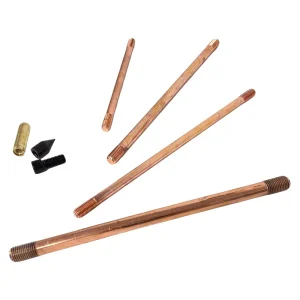 Manufacturer High Voltage for UL & RoHS Certified Grounding Earth Rod Pure Copper Clad Brass