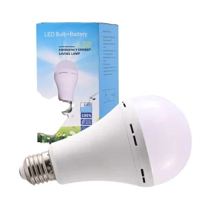Manufacturer Rechargeable 9W 12W 15W E27 B22 LED Camping and Warehouse Emergency Light Bulbs with 2 year Warranty