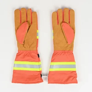 Material Fire Resistant Heat Insulating Flame Retardant Emergency Rescue Gloves for Firefighting