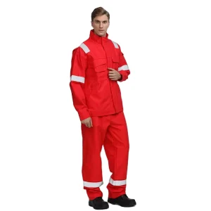 Mens Mechanic Oil Field Safety Fire Resistant Coverall Uniform Fr Anti Fire Work Wear