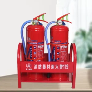 Metal Red Fire Safety Cabinet Fire Equipment 40x32cm Portable Easy Installation Airport Fire Protection