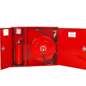 Mild Steel Stainless Steel 1.5m Fire Hose Reel Cabinet Epoxy Powder Coated Welded Construction for Firefighting Fire Hydrant