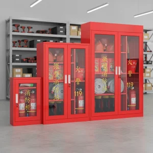 Mini Fire Station Fire Cabinet Complete Set Cold Rolled Steel Fireproof Moisture proof Anti Theft Construction Site Fire
