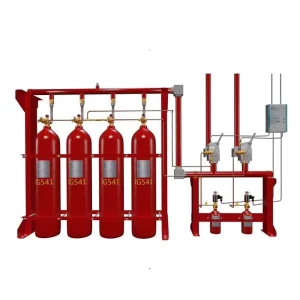 Minshan FM200 70L Gas System Fire Extinguisher Fire Suppression Systems Firefighting Equipment Automatic Pipeline Type Fire