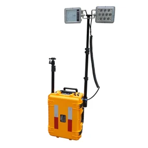 Mobile Multifunctional LED Emergency Lighting System with IP65 Protection for Traffic Accident Scene