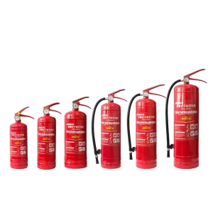 Mobile Rechargeable Portable Dry Powder Fire Extinguisher MF Class GB Certified 36 Month Warranty Red 5LBS 10LBS 15LBS