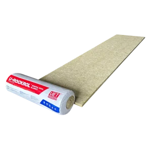 Modern 80kg/m3 Mineral Wool Rock Wool Roll ISO Certified Sound Insulation Thermal 50mm Sheet Outdoor Rock Wool Roll