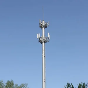 Modern Design 30M 100FT High 5G WIFI Antenna Cell Phone Mast Steel Monopole Communication Tower