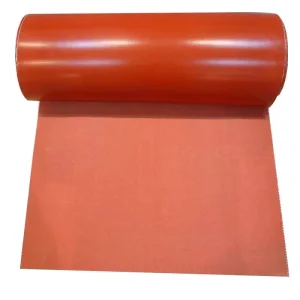 Modern Design Fireproof and Heat-insulating Silicone-coated Fiberglass Cloth, Red and Customizable