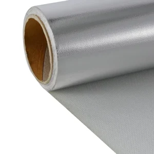 Modern Fireproof Thermal Insulation Cotton Aluminum Foil Fiberglass Cloth Fire Retardant Blanket Cotton Aluminum Foil Fiberglass