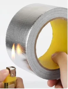 Modern Hotel Industrial Kiln Insulation Aluminum Foil Fiberglass Cloth Tape Fire Resistant Water Based