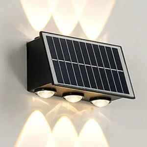 Modern Motion Sensor Security Energy Emergency Waterproof Garden Solar Home Light LED Solar Powered Outdoor Wall Light Wall Lamp