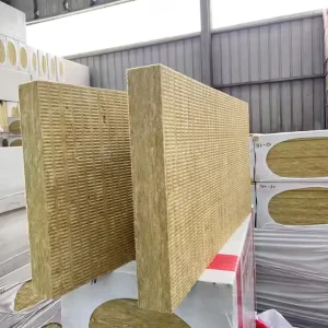 Modern Style Eco Friendly Rock Wool Blanket Mineral Wool Roll Fire Resistant Soundproofing Heat Insulation Materials High Temp