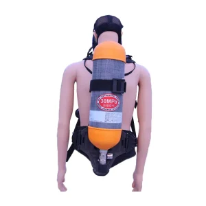 Movable Carbon Fiber SCBA for Fire Safety Firefighting Equipment with Bottle Protection Accessories