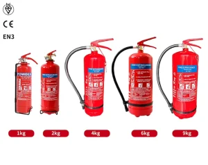 Multi Certified Dry Powder Fire Extinguisher 1 9KG (CE ISO EN3 BSI) Custom Sizes Available